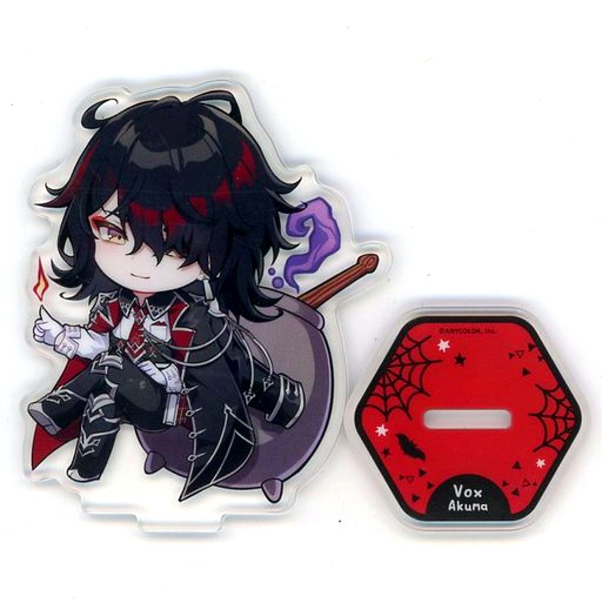 Vox Akuma Virtual YouTuber Nijisanji NIJISANJI EN Luxiem x KIRABASE Halloween Collaboration Cafe Mini Character Acrylic Stand Taiwan Exclusive [USED]
