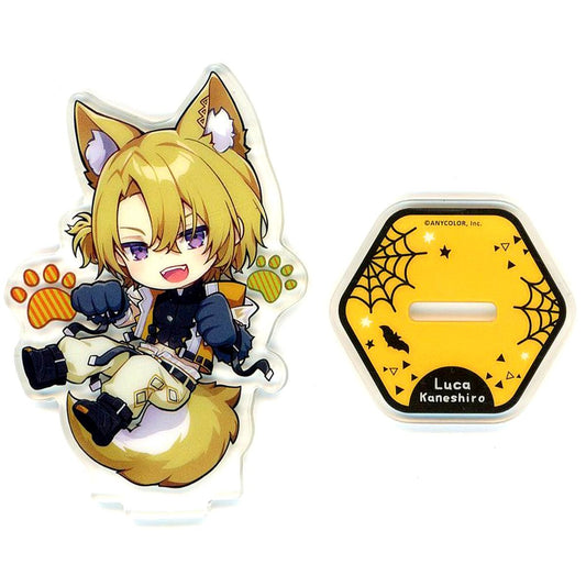 Luca Kaneshiro Virtual YouTuber Nijisanji NIJISANJI EN Luxiem x KIRABASE Halloween Collaboration Cafe Mini Character Acrylic Stand Taiwan Exclusive [USED]