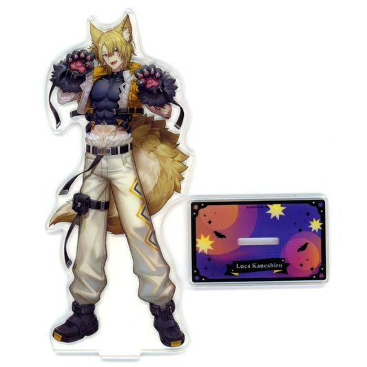Luca Kaneshiro Life-size Acrylic Stand Virtual YouTuber Nijisanji NIJISANJI EN Luxiem x KIRABASE Halloween Collaboration Cafe Taiwan Exclusive [USED]