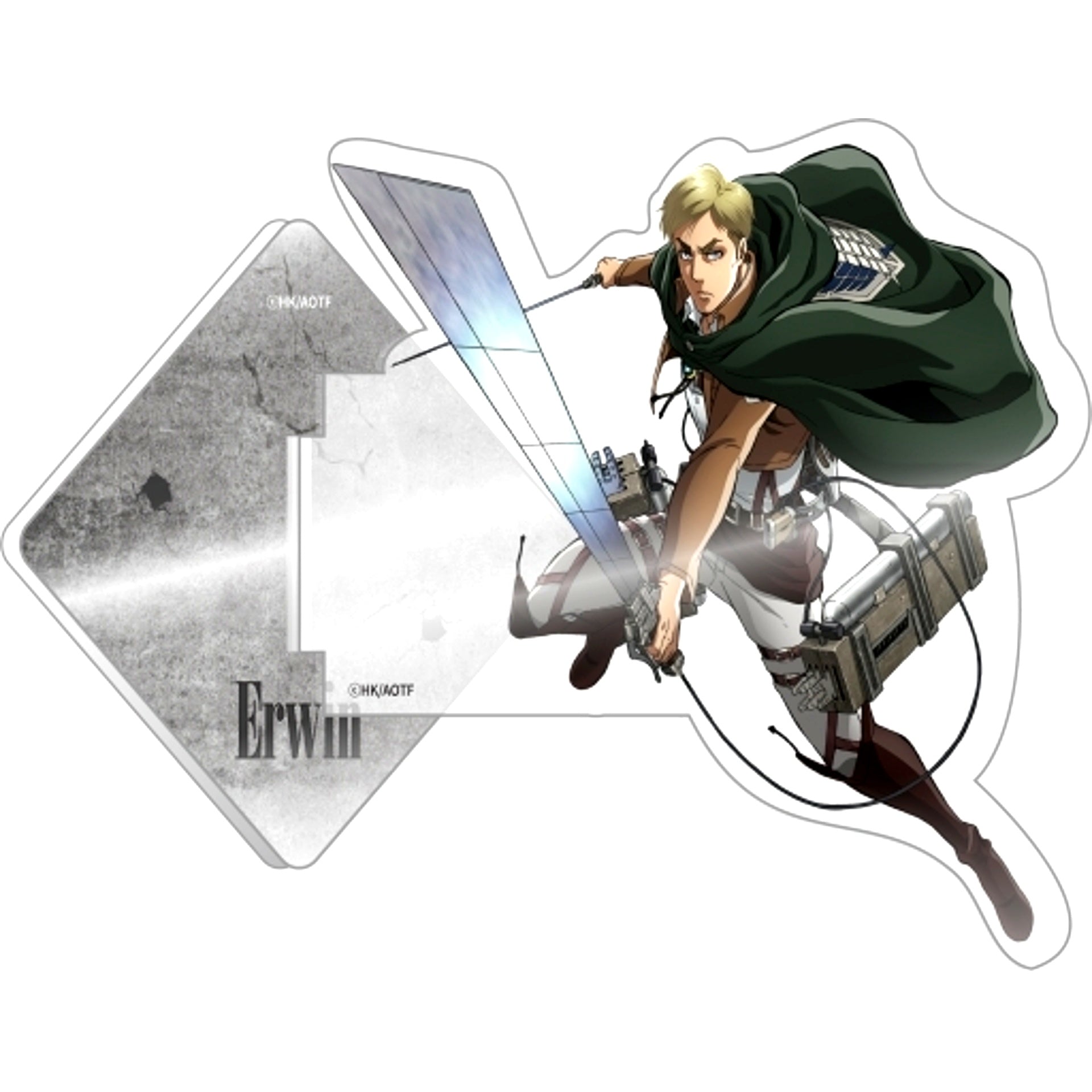 Erwin Smith Attack on Titan Vertical Maneuvering Acrylic Stand [USED]
