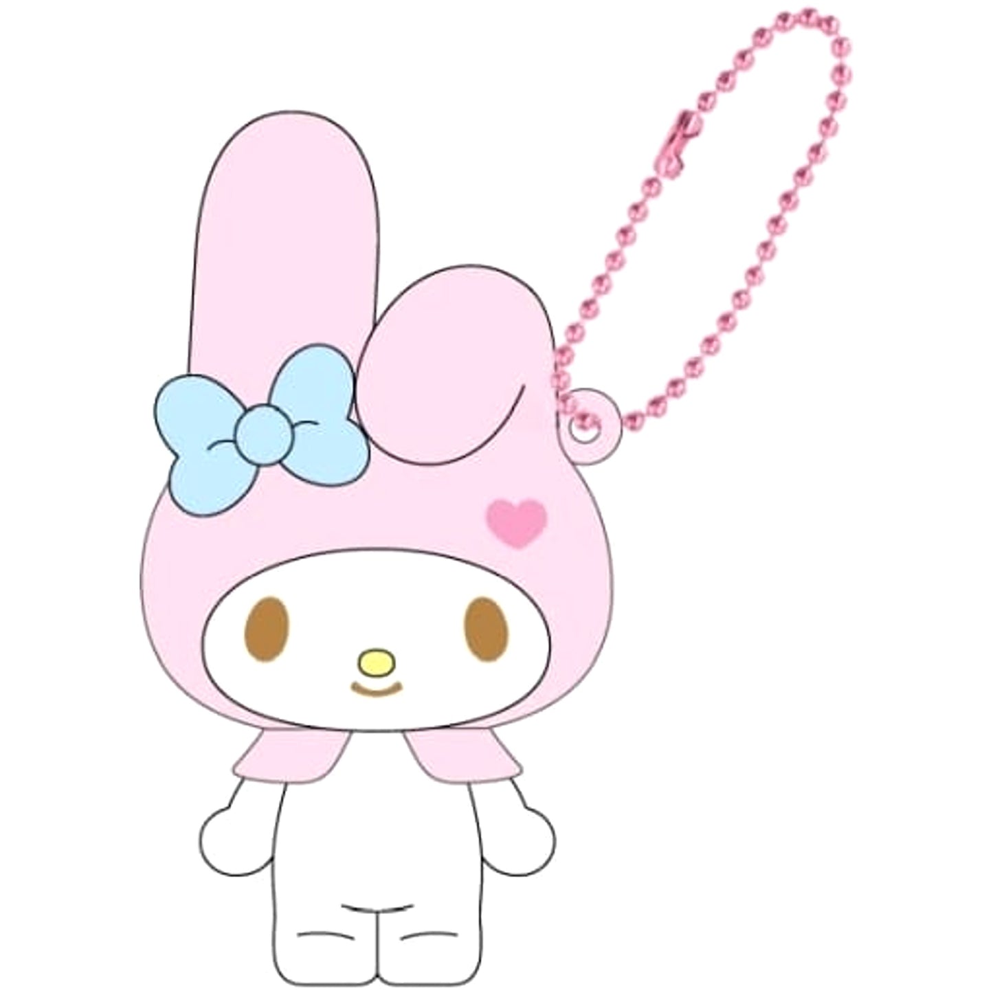 Sanrio Characters My Melody Squeeze Mascot 2 Keychains [USED]