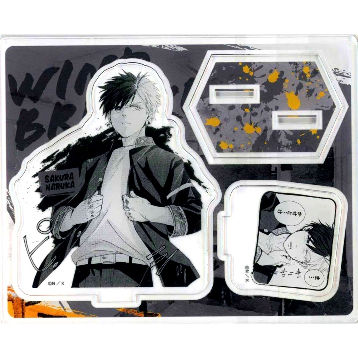 Haruka Sakura A. Acrylic Stand Wind Breaker animate Limited [USED]