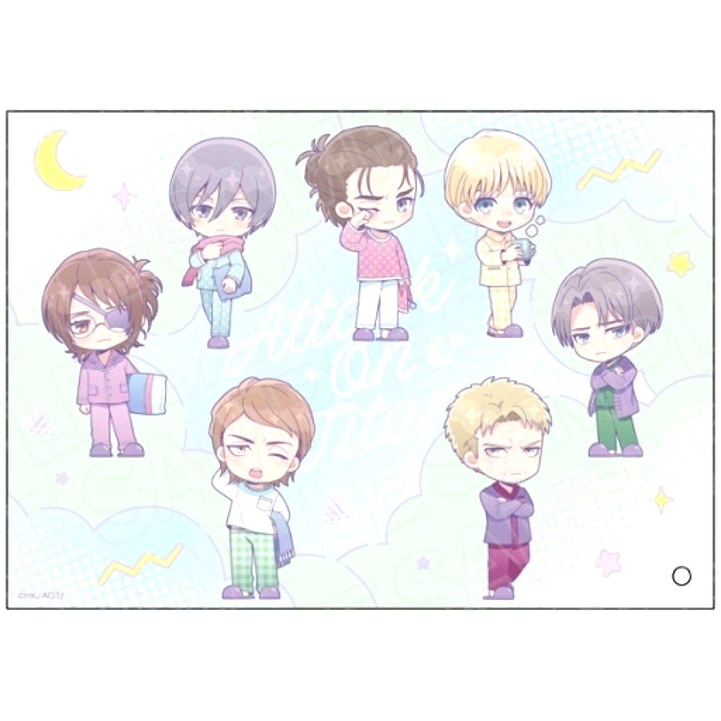 Pajamas Ver. Mini Acrylic Art Attack on Titan The Final Season [USED]
