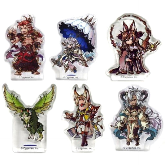 Granblue Fantasy Wilnas & Others Original Version Corotto! Acrylic Figure Collection 9th Anniversary Version All 6 Types Set Acrylic Stands [USED]