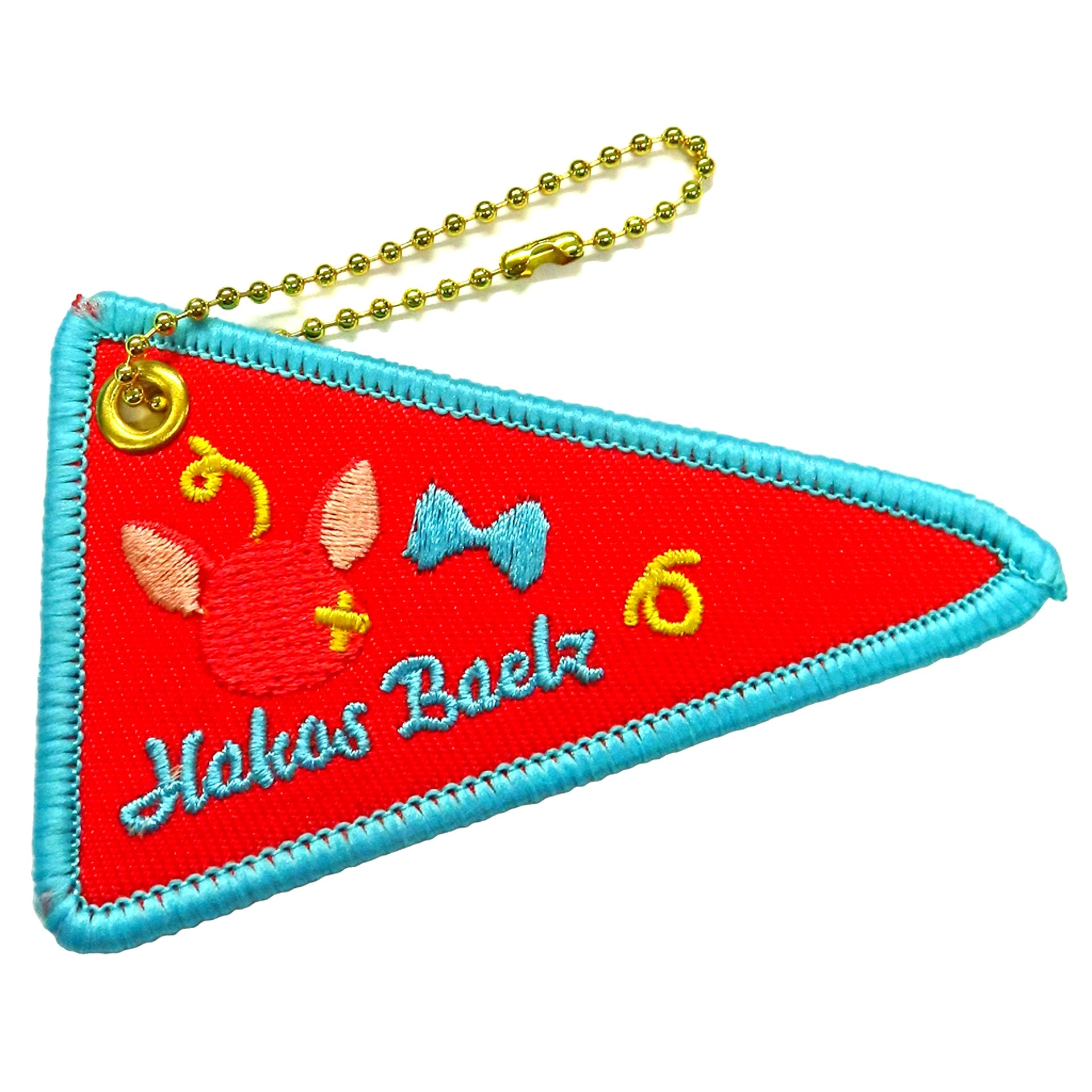 Hakos Baelz Hololive English Embroidery Keychain 1st Concert Connect the World [USED]