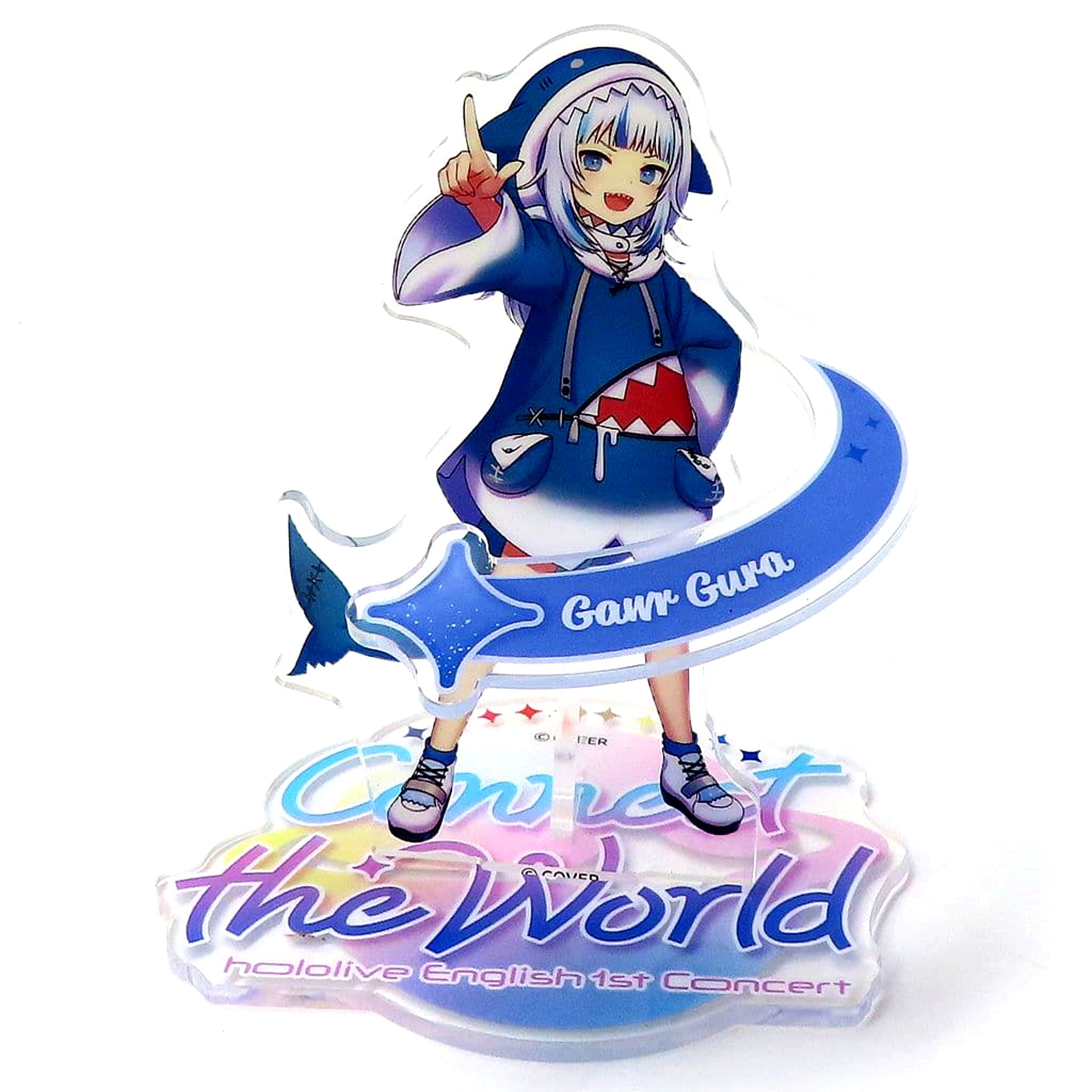 Virtual YouTuber hololive English Gawr Gura Acrylic Stand hololive English 1st Concert Connect the World [USED]