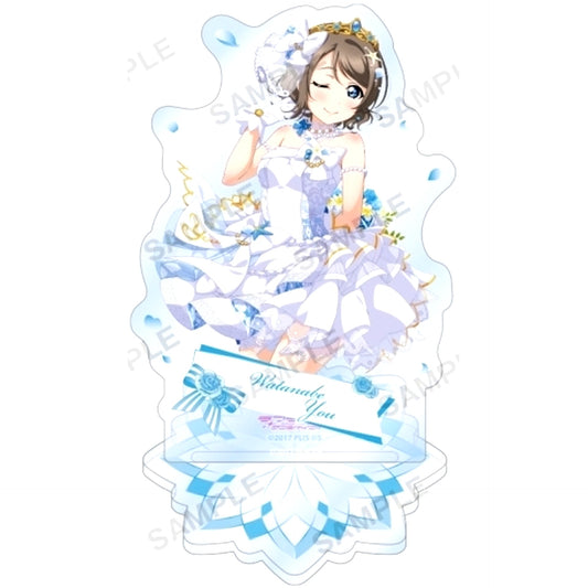 You Watanabe Aqours Shine Bride Ver. Acrylic Stand Love Live! School Idol Festival [USED]