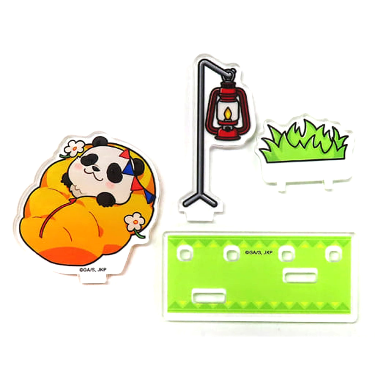 Jujutsu Kaisen Panda Acrylic Diorama Marukuji Let's Go Camping! Prize Daikichi 06 Acrylic Stands [USED]