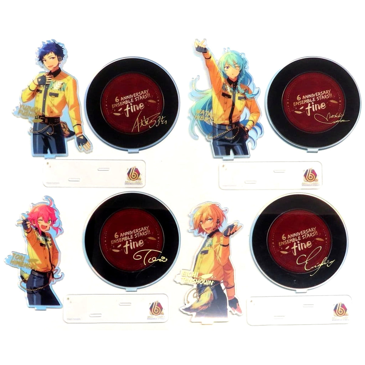 Ensemble Stars!! fine Gunsei Acrylic Stand Set China 6th Anniversary Limited Edition Acrylic Stands [USED]