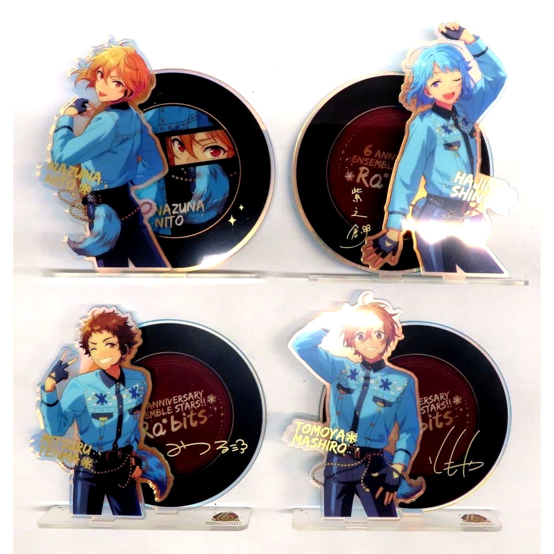 Ensemble Stars!! Ra*bits Gunsei Acrylic Stand Set China 6th Anniversary Limited Edition Acrylic Stands [USED]
