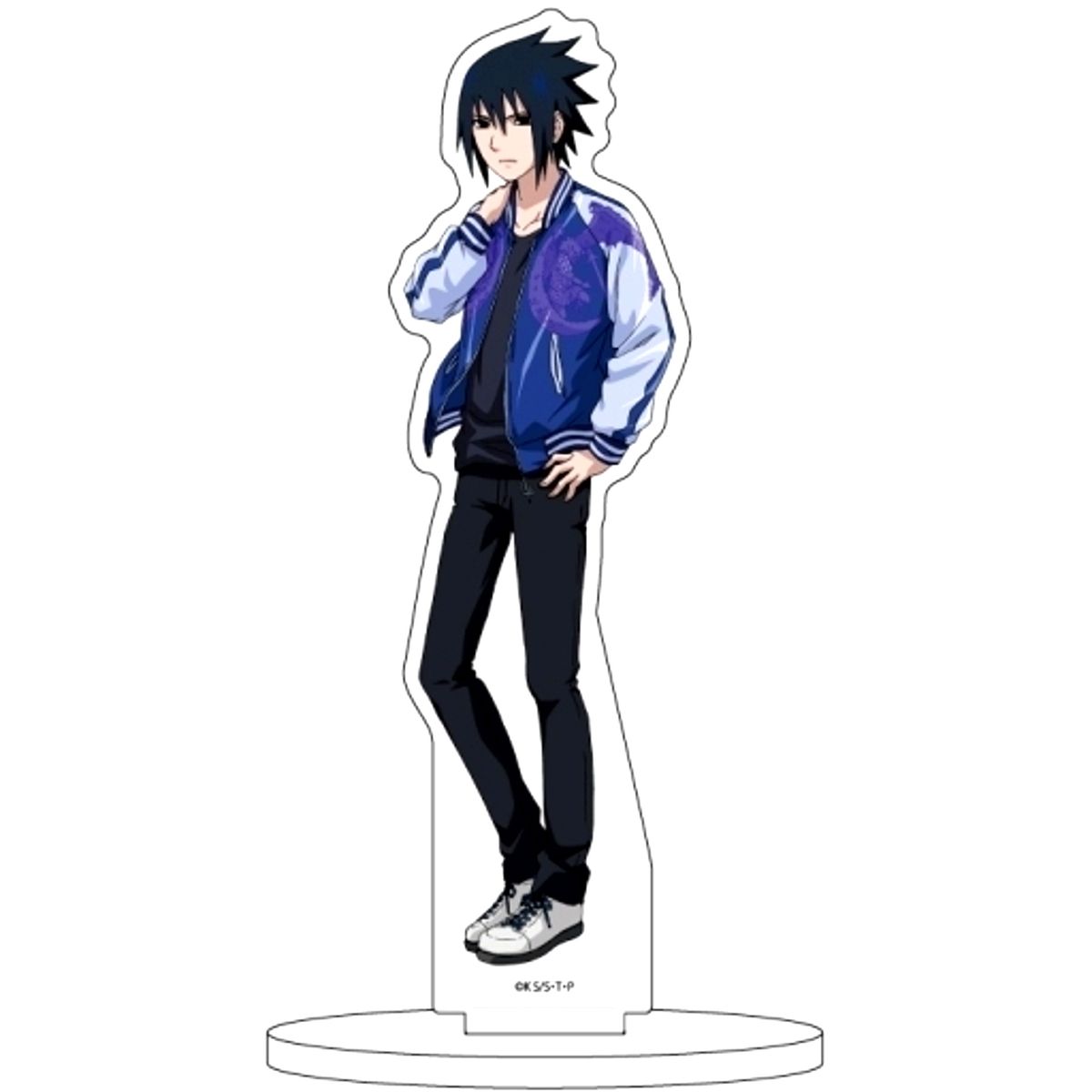 Sasuke Uchiha No. 49 Naruto & Boruto Souvenir Jacket Ver. Illustration Acrylic Figure [USED]