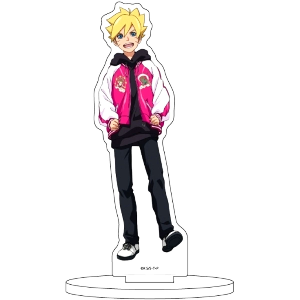 Boruto Uzumaki No. 52 Naruto & Boruto Souvenir Jacket Ver. Illustration Acrylic Figure [USED]