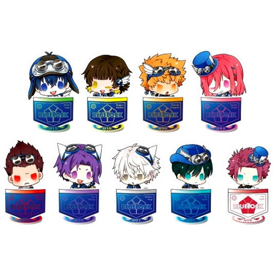 Set of 9 Blue Lock Pokechiru Steampunk Ver. Secret Acrylic Stand [USED]