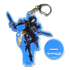 Granblue Fantasy Lancelot Acrylic Stand Keychain Yorozuya Siero Namba Marui Pop-up Shop Exclusive Keychains [USED]