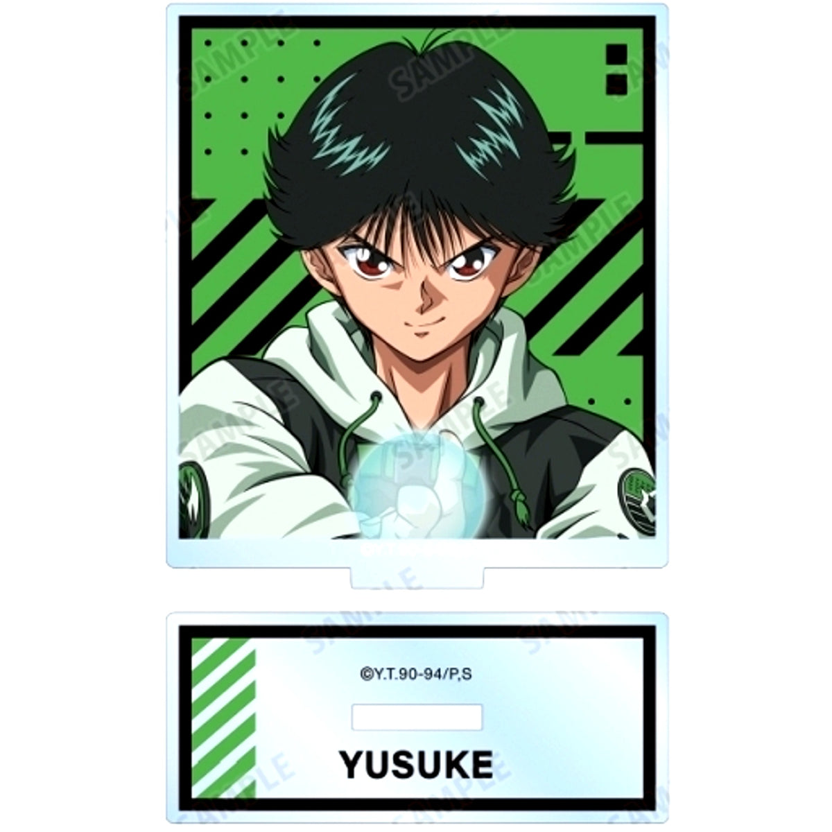 Yusuke Urameshi Yu Yu Hakusho Tactical Fashion Ver. Illustration Trading Acrylic Stand [USED]