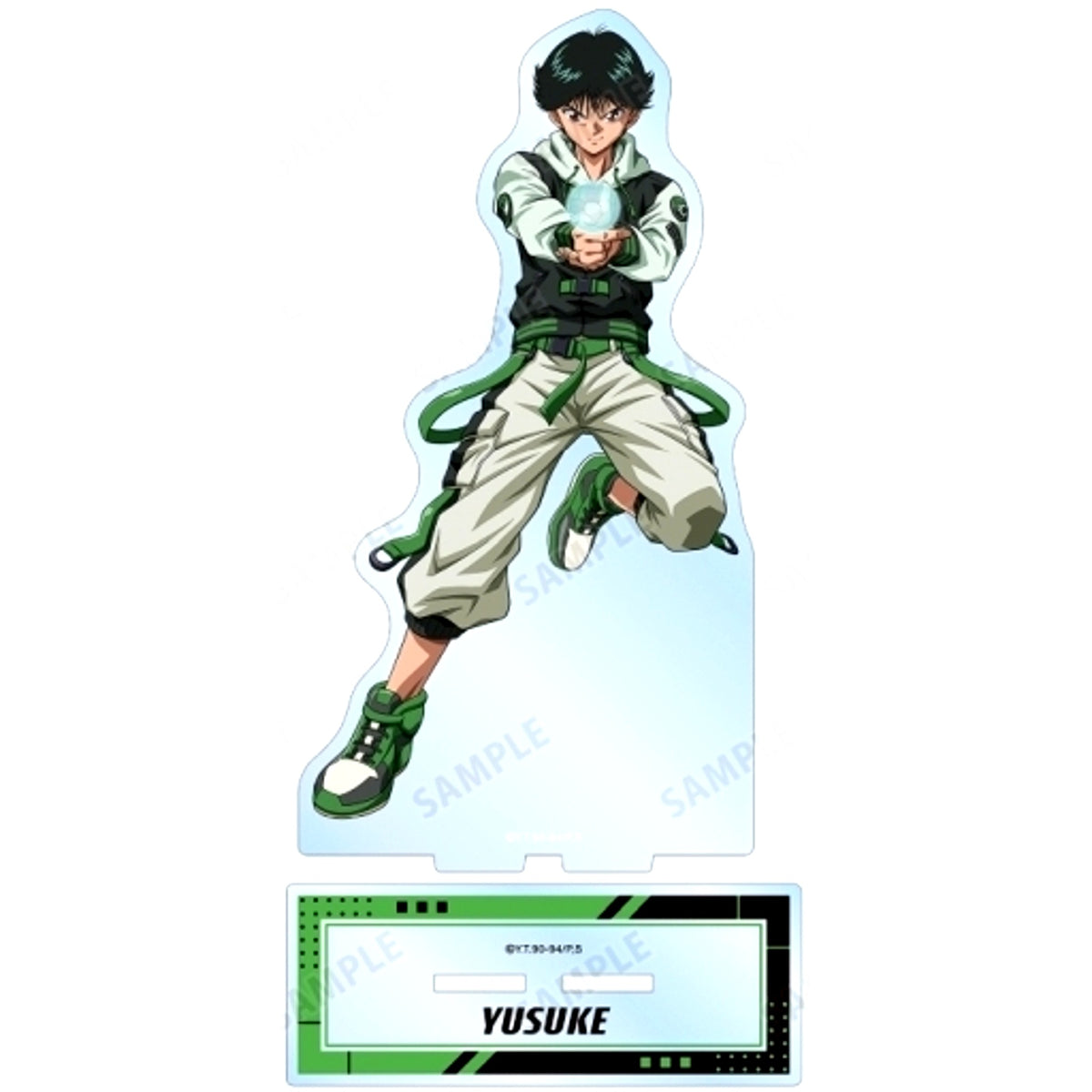 Yusuke Urameshi Tactical Fashion Ver. Illustration Big Acrylic Stand Yu Yu Hakusho [USED]