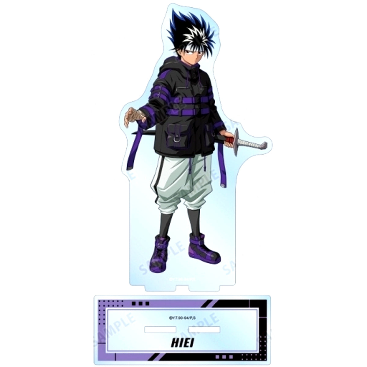 Hiei Yu Yu Hakusho Tactical Fashion Ver. Illustration Big Acrylic Stand [USED]