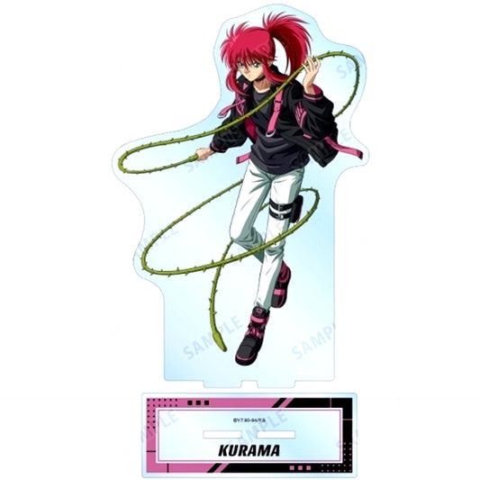Kurama Tactical Fashion Ver. Illustration Big Acrylic Stand Yu Yu Hakusho [USED]