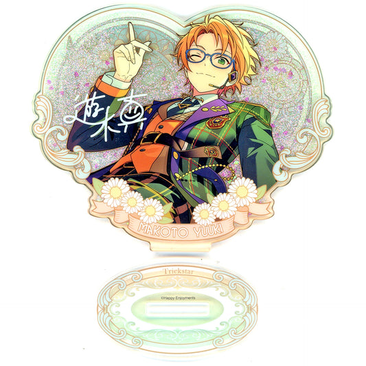 Makoto Yuuki Ensemble Stars!! Flower Contract Flowing Sand Acrylic Stand Single, China Exclusive [USED]