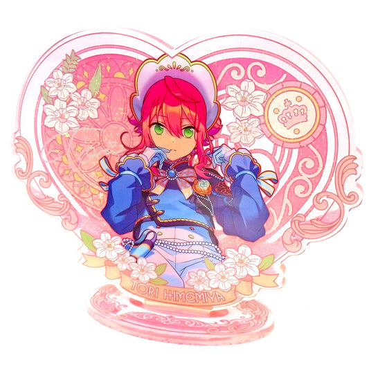 Tori Himemiya Single Item Flower Contract Quicksand Acrylic Stand Ensemble Stars!! China Limited [USED]