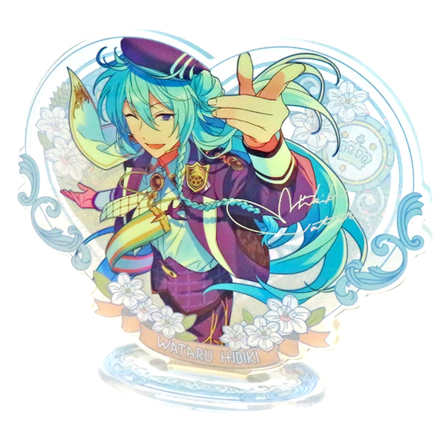 Wataru Hibiki Single Item Ensemble Stars!! Flower Contract Quicksand Acrylic Stand China Limited [USED]