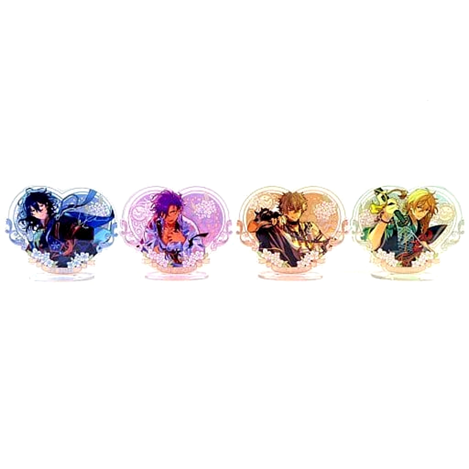 Ensemble Stars!! UNDEAD Flower Contract Flowing Sand Acrylic Stand Set China Limited Acrylic Stands [USED]