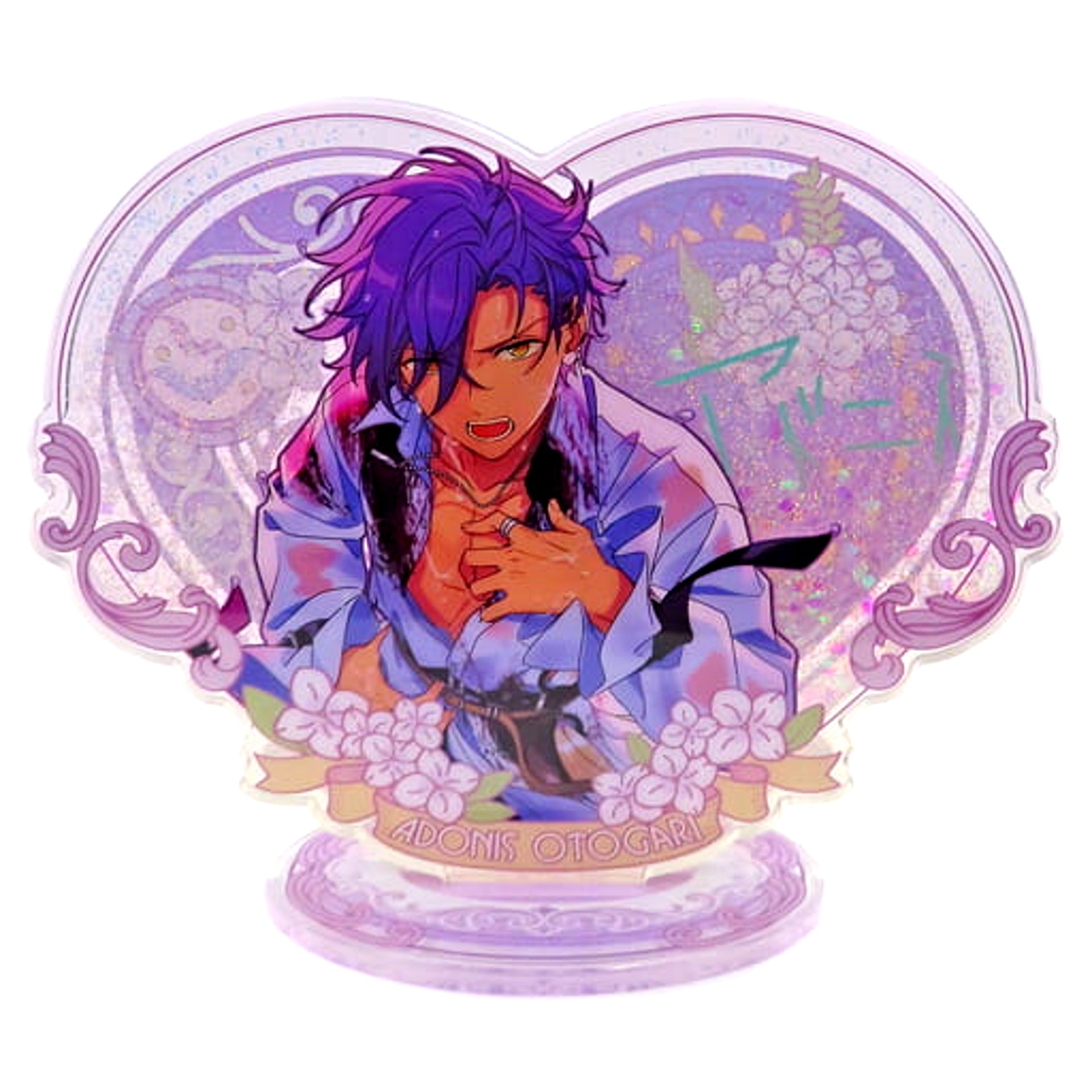 Adonis Otogari Ensemble Stars!! Single Flower Covenant Flowing Sand Acrylic Stand China Limited [USED]