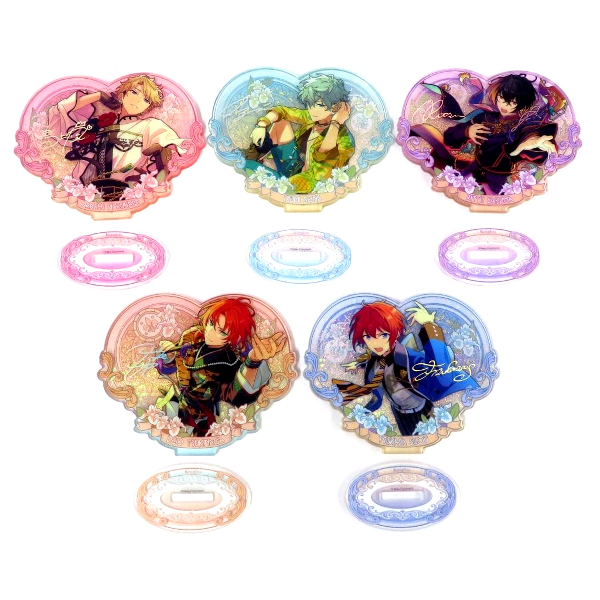 Knights Ensemble Stars!! Hana no Keiyaku / Flower Contract Ryusa / Quicksand Acrylic Stand Set China Limited [USED]