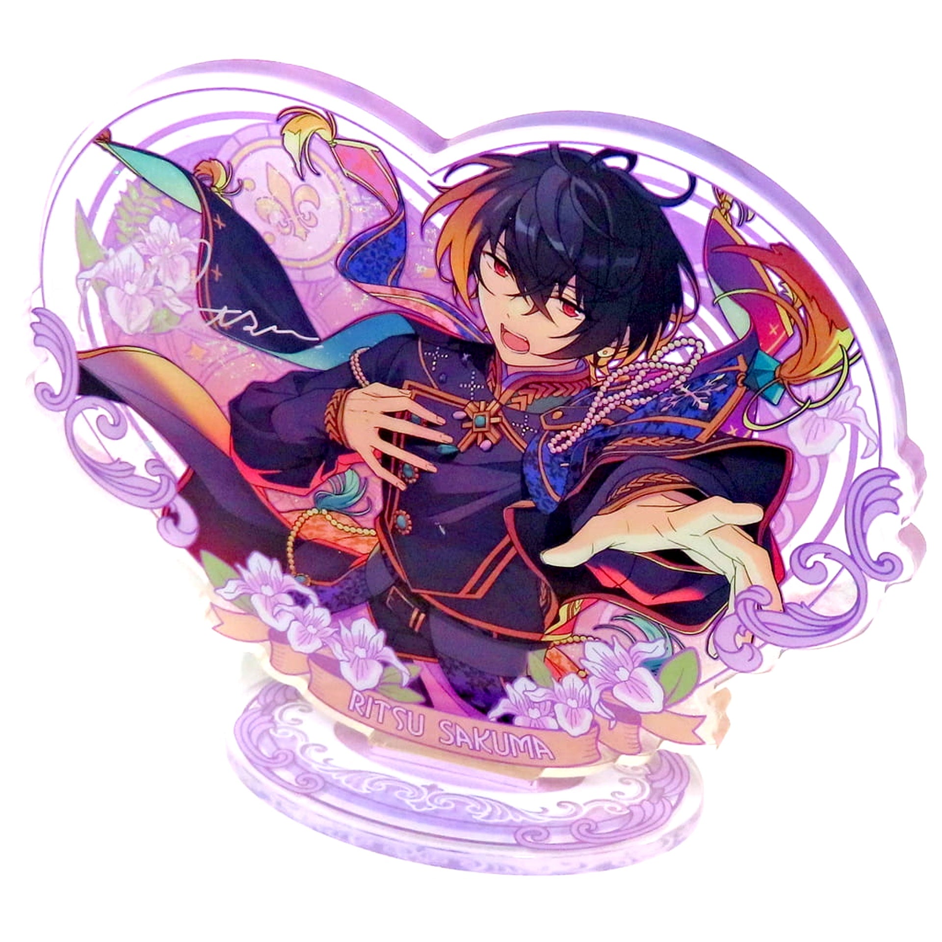 Ritsu Sakuma Ensemble Stars!! Flower Contract Quicksand Acrylic Stand China Limited Single [USED]