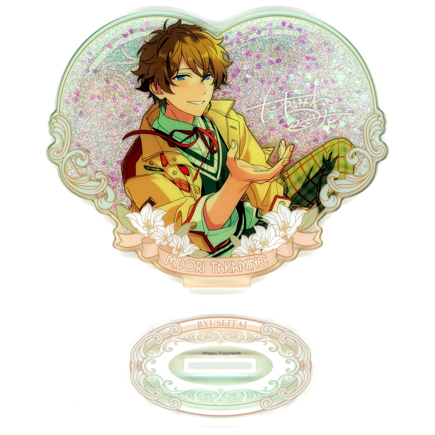 Midori Takamine Ensemble Stars!! Flower Contract Quicksand Acrylic Stand China Limited Single [USED]