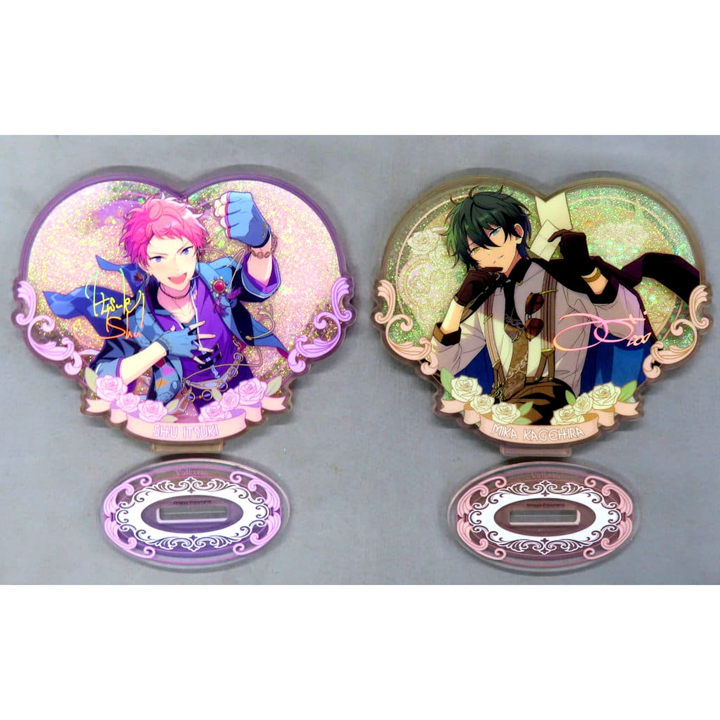 Valkyrie Ensemble Stars!! Flower Contract Flowing Sand Acrylic Stand Set China Exclusive [USED]