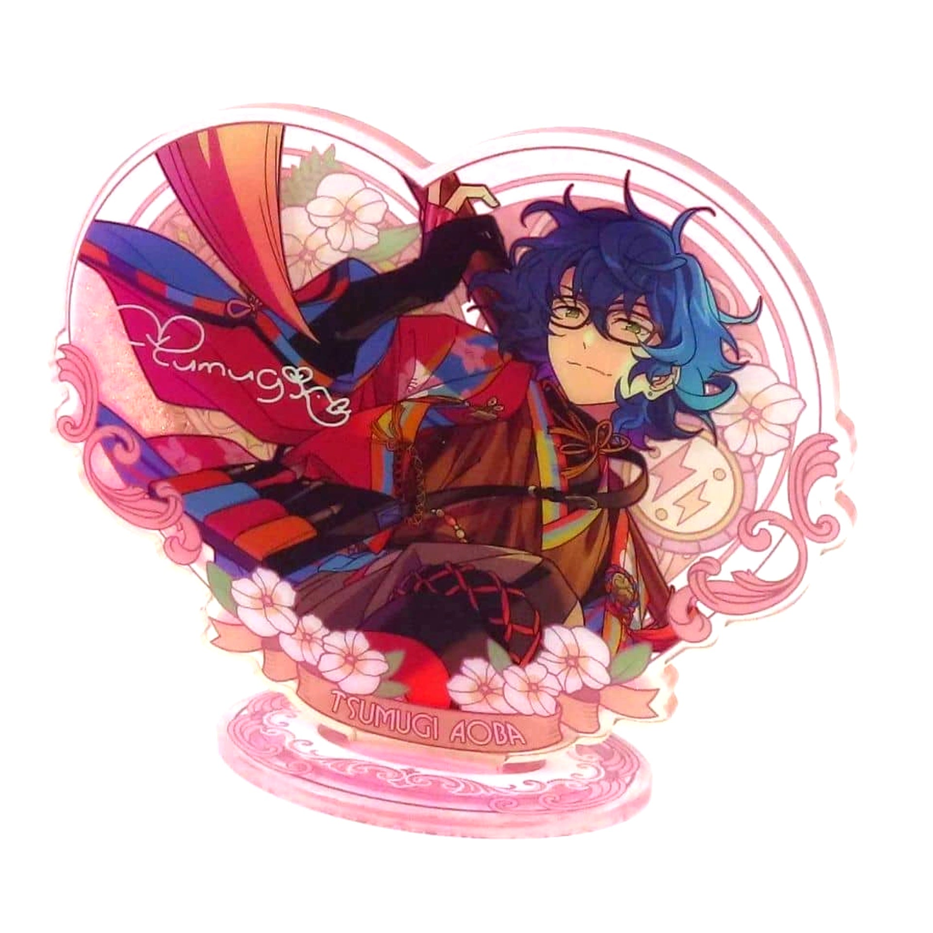 Tsumugi Aoba Ensemble Stars!! Flower Contract Quicksand Acrylic Stand China Limited Single [USED]