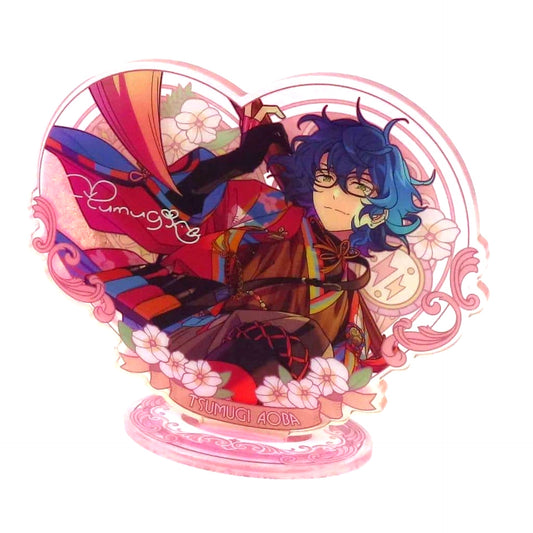 Tsumugi Aoba Ensemble Stars!! Flower Contract Quicksand Acrylic Stand China Limited Single [USED]