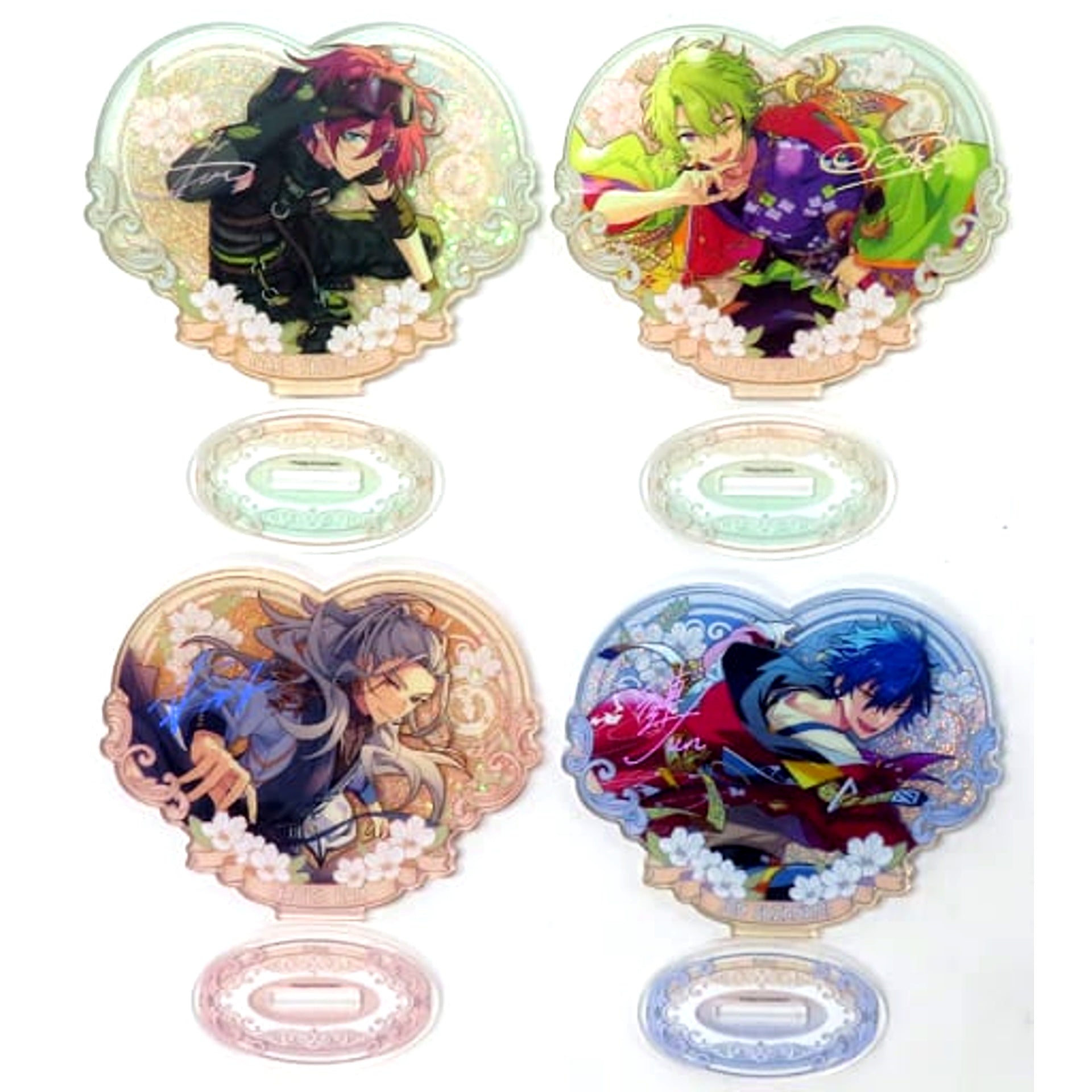 Eden Ensemble Stars!! Flower Contract Quicksand Acrylic Stand Set China Limited [USED]