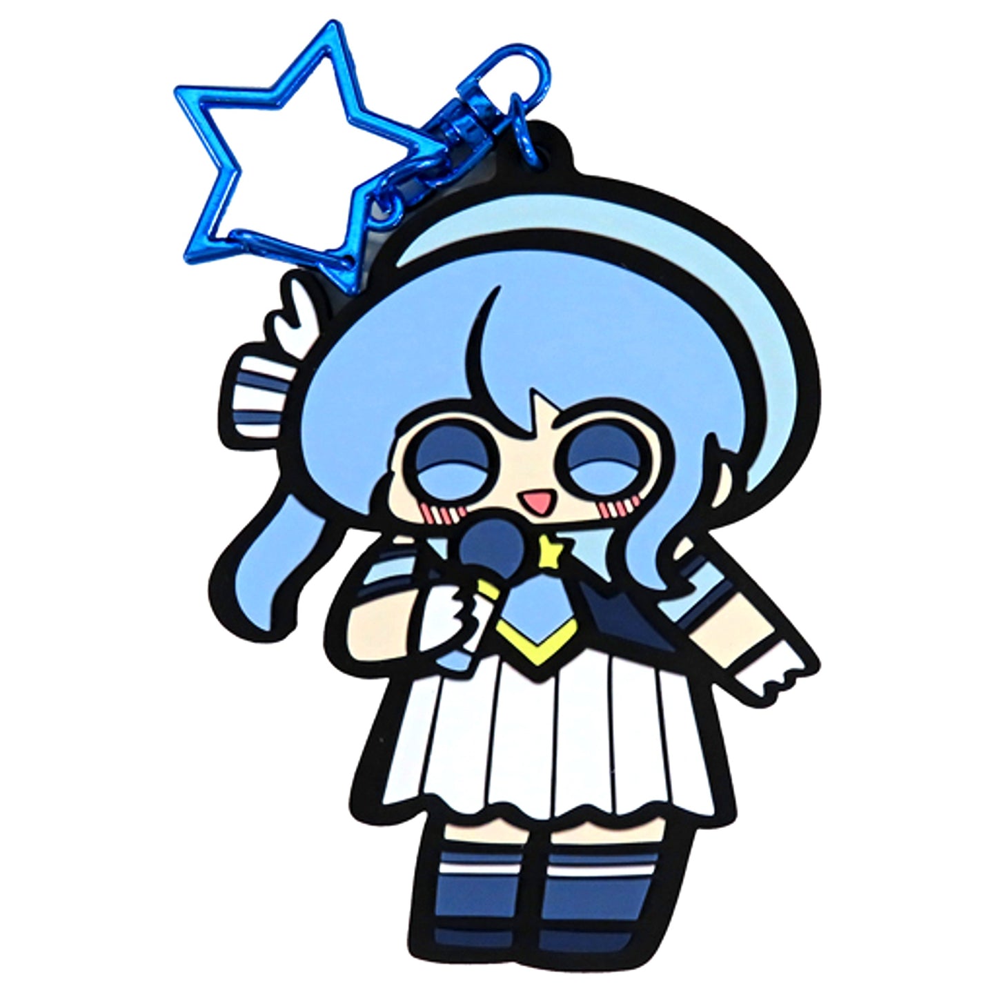 Hoshimachi Suisei Hololive Random Rubber Keychain Summer Outfit Hoshimachi Suisei Birthday & 5th Anniversary [USED]