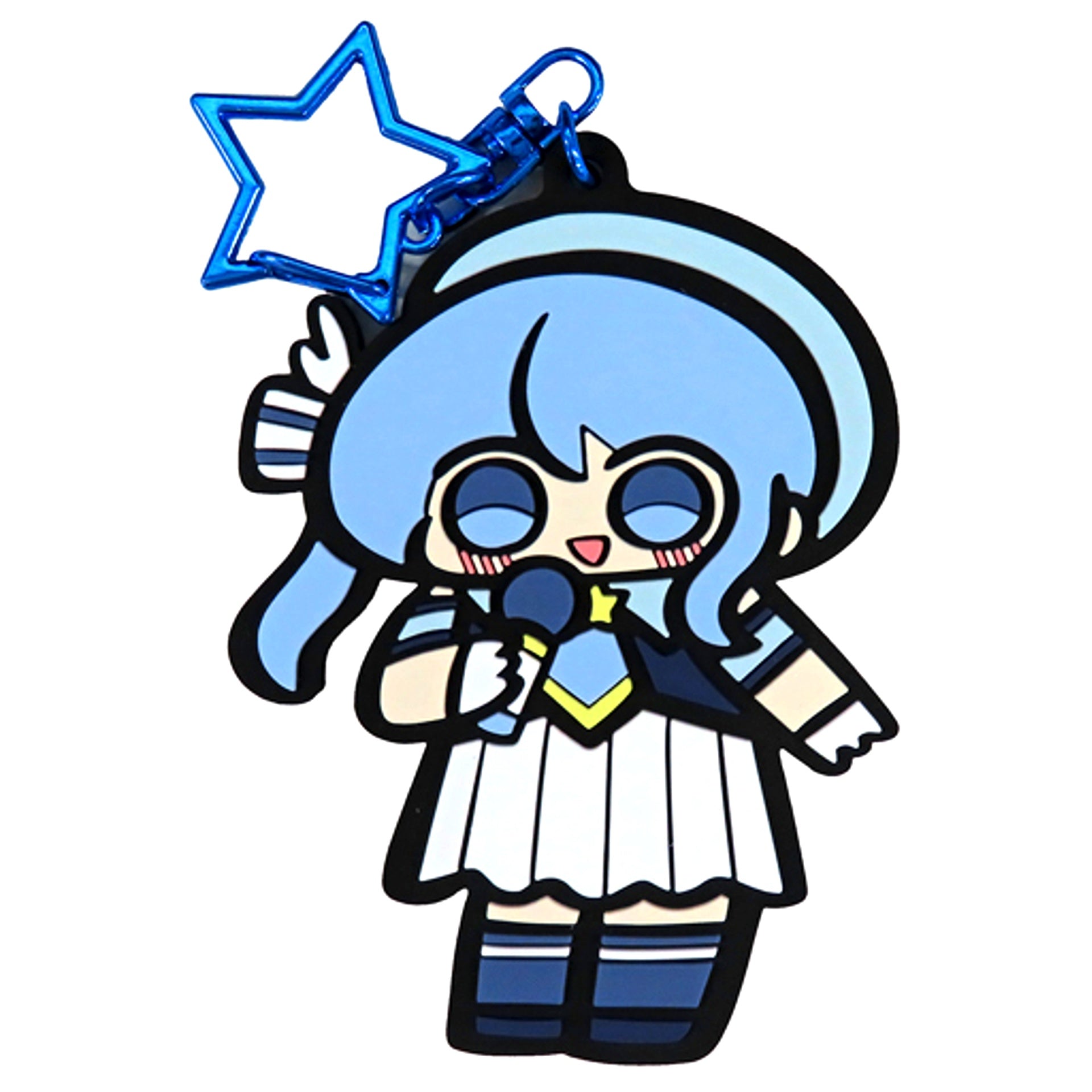 Hoshimachi Suisei Hololive Random Rubber Keychain Summer Outfit Hoshimachi Suisei Birthday & 5th Anniversary [USED]