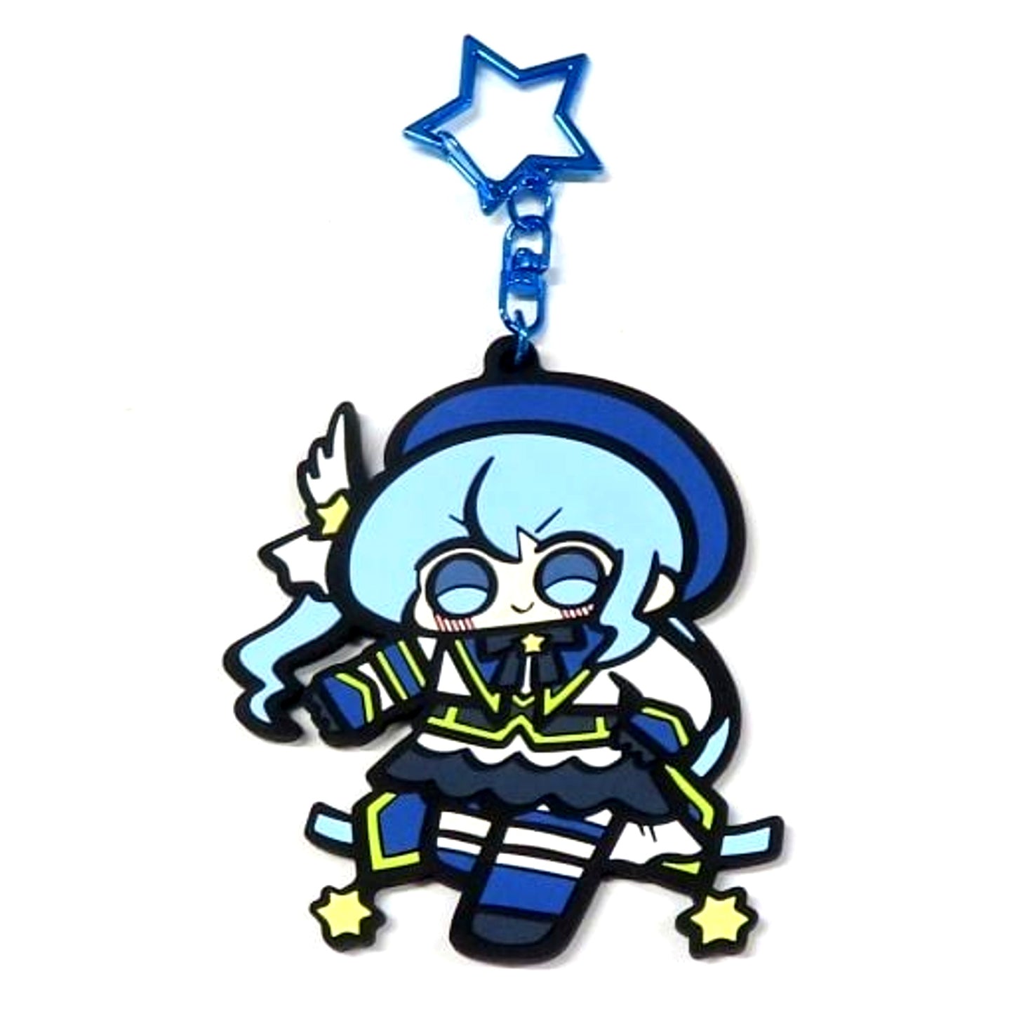 Hoshimachi Suisei Hololive Random Rubber Keychain Winter Outfit Hoshimachi Suisei Birthday & 5th Anniversary [USED]