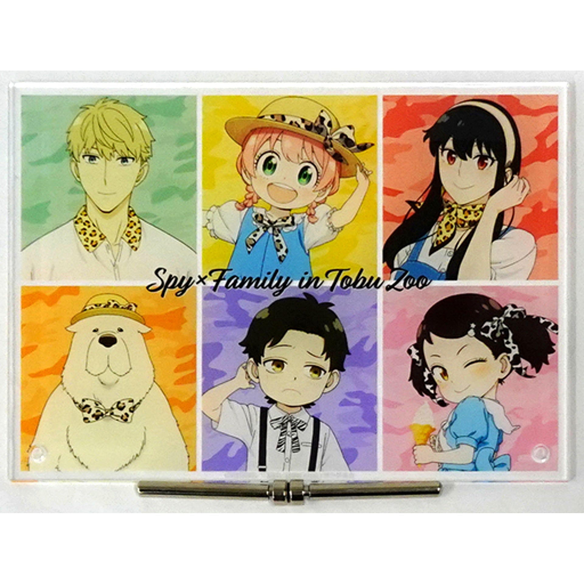 Group Original Illustration Animal Pattern Ver. A5 Acrylic Panel SPY x FAMILY [USED]