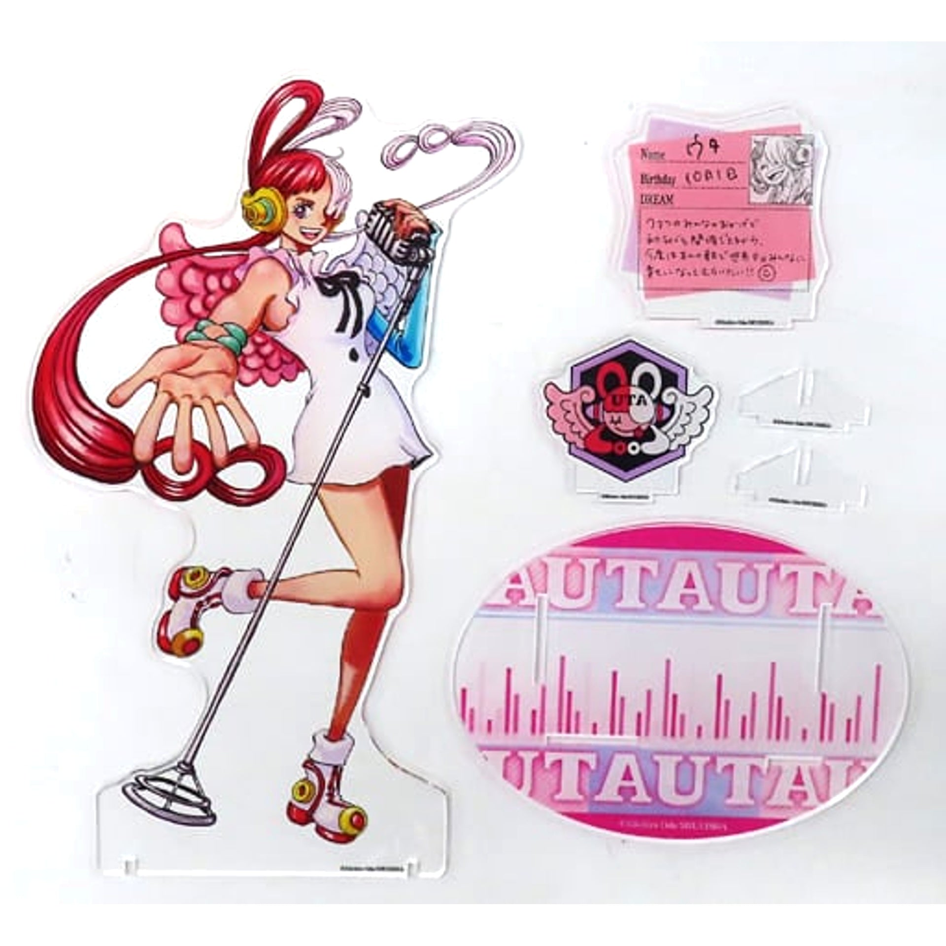 One Piece Uta Acrylic GIGA Figure Acrylic Item [USED]