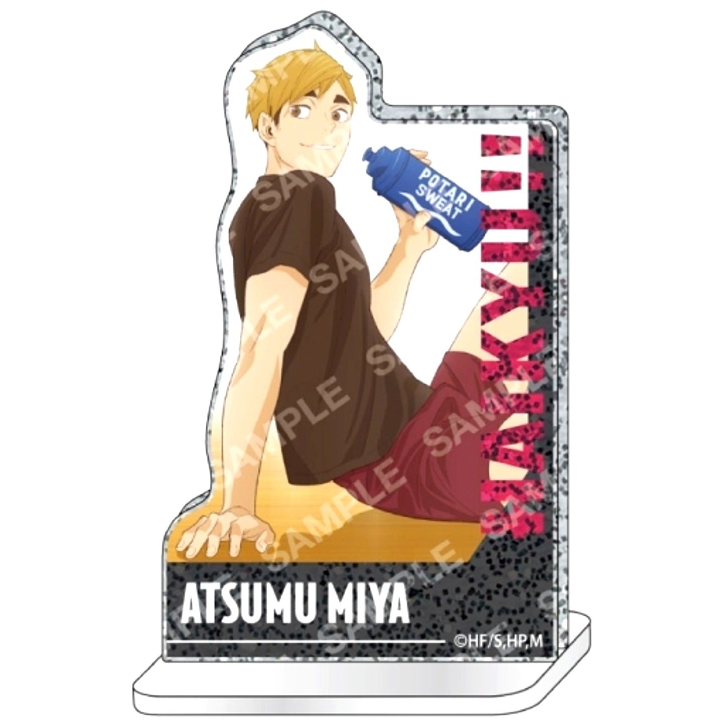 Atsumu Miya Haikyu!! Mini Glitter Acrylic Stand Collection [USED]