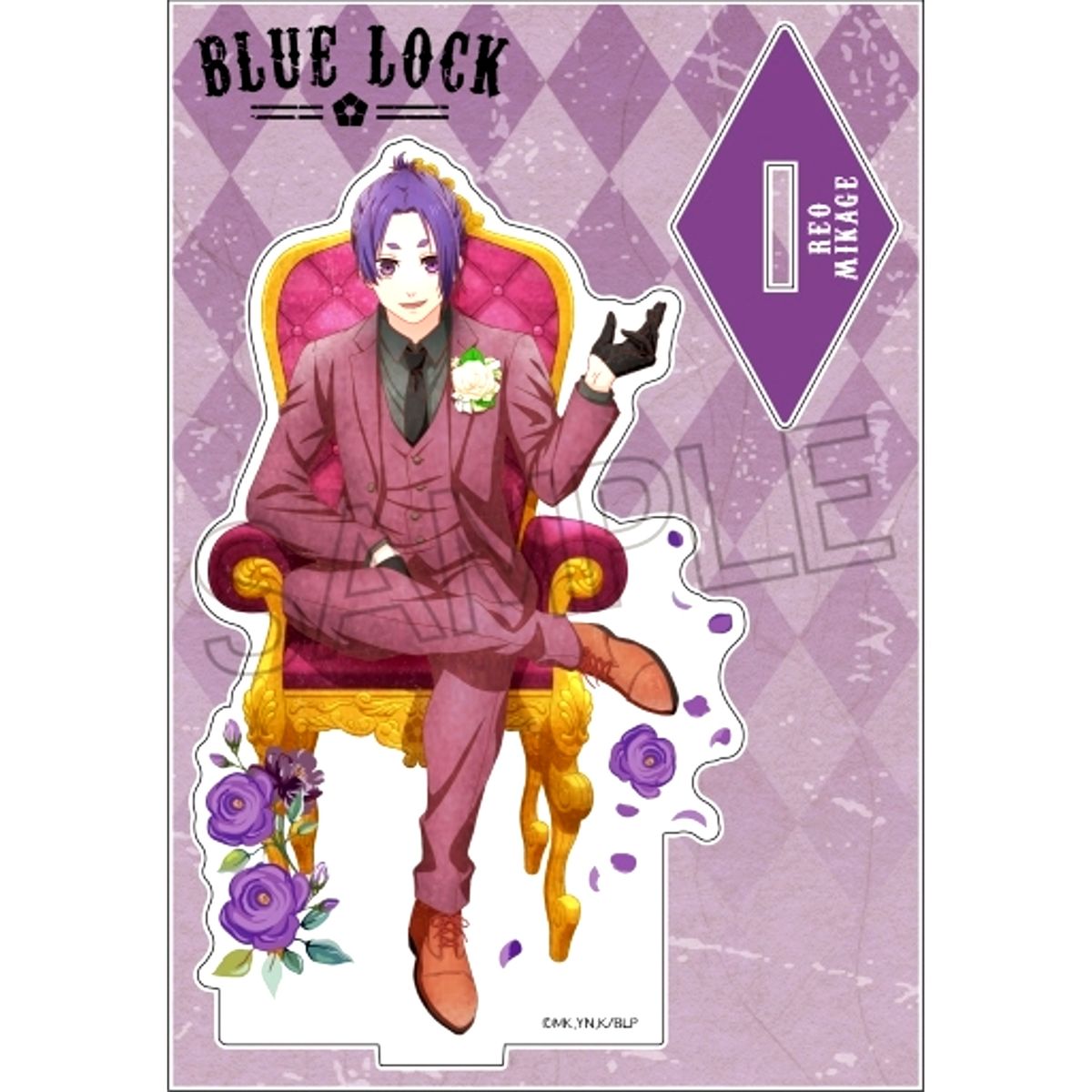 Reo Mikage Vintage Series Throne Acrylic Stand Blue Lock [USED]