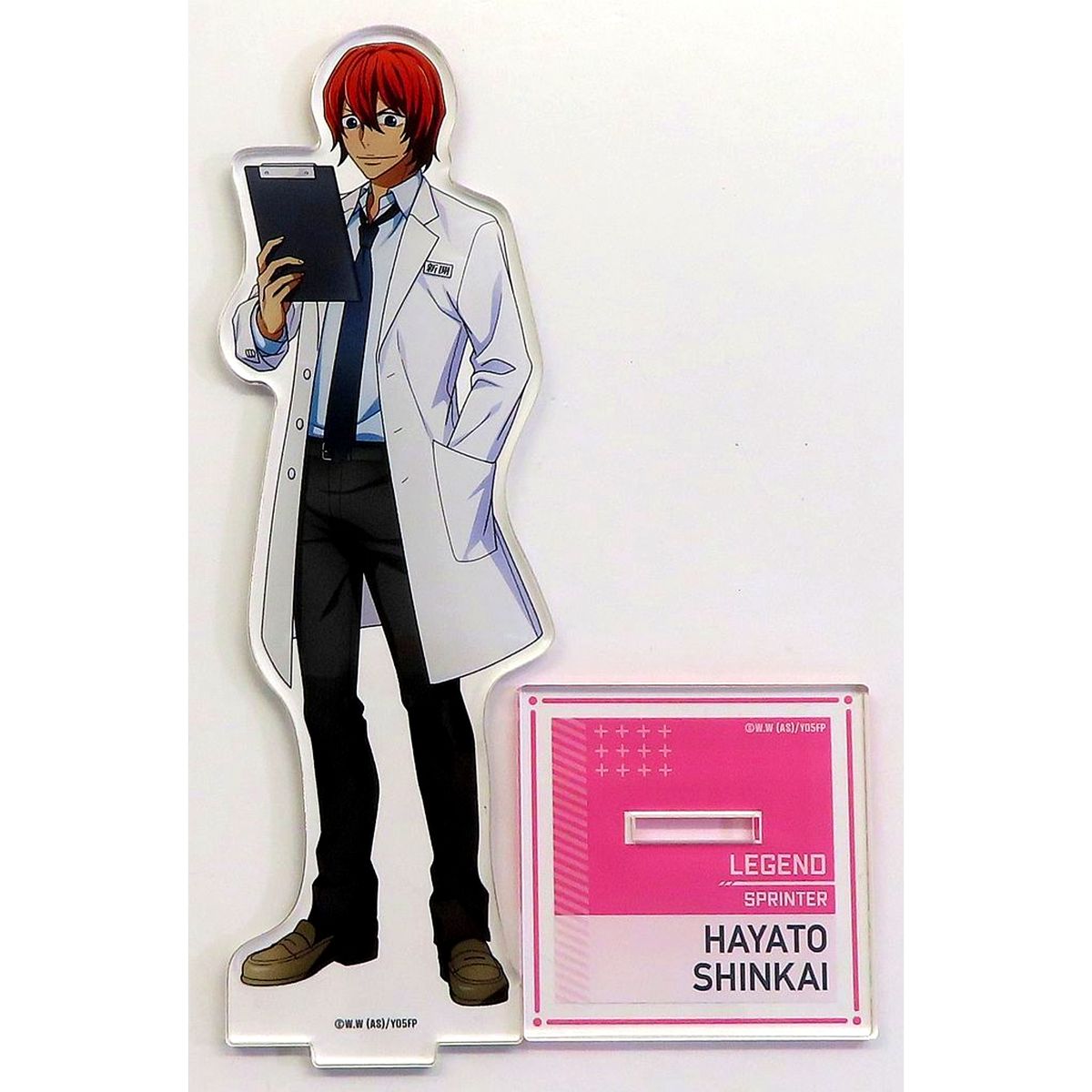 Hayato Shinkai White Coat Ver. Acrylic Stand Yowamushi Pedal: Limit Break POP UP STORE in HANDS [USED]