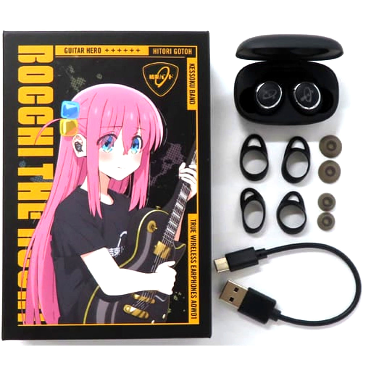 Kessoku Band Bocchi the Rock! Wireless Earphones ANIMA AOW01 BTR x ONKYO [USED]