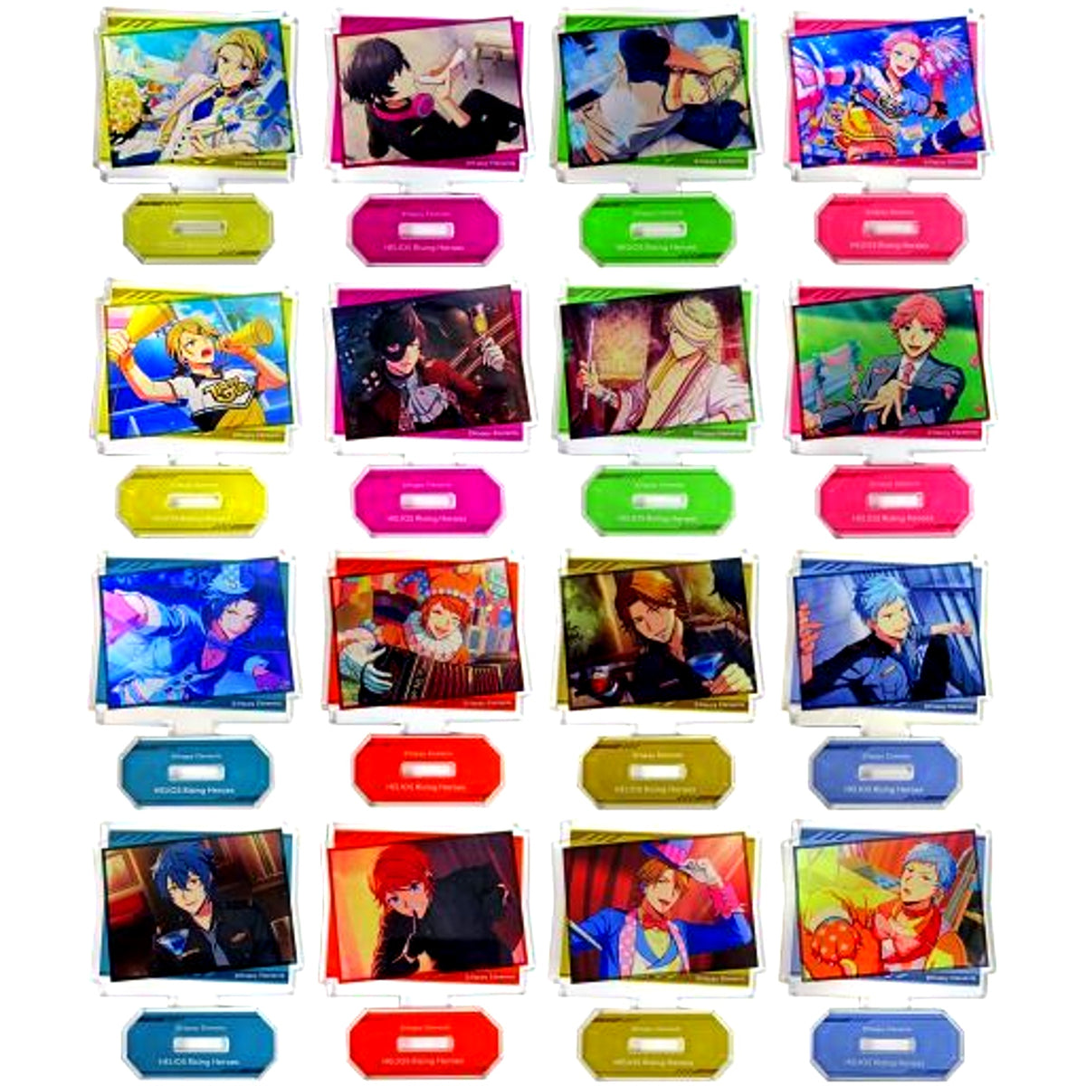 Set of 16 HELIOS Rising Heroes One Scene Acrylic Stand Collection 3rd POP UP STORE in SHIBUYA109 Vol.2 DISP!!!2023 [USED]