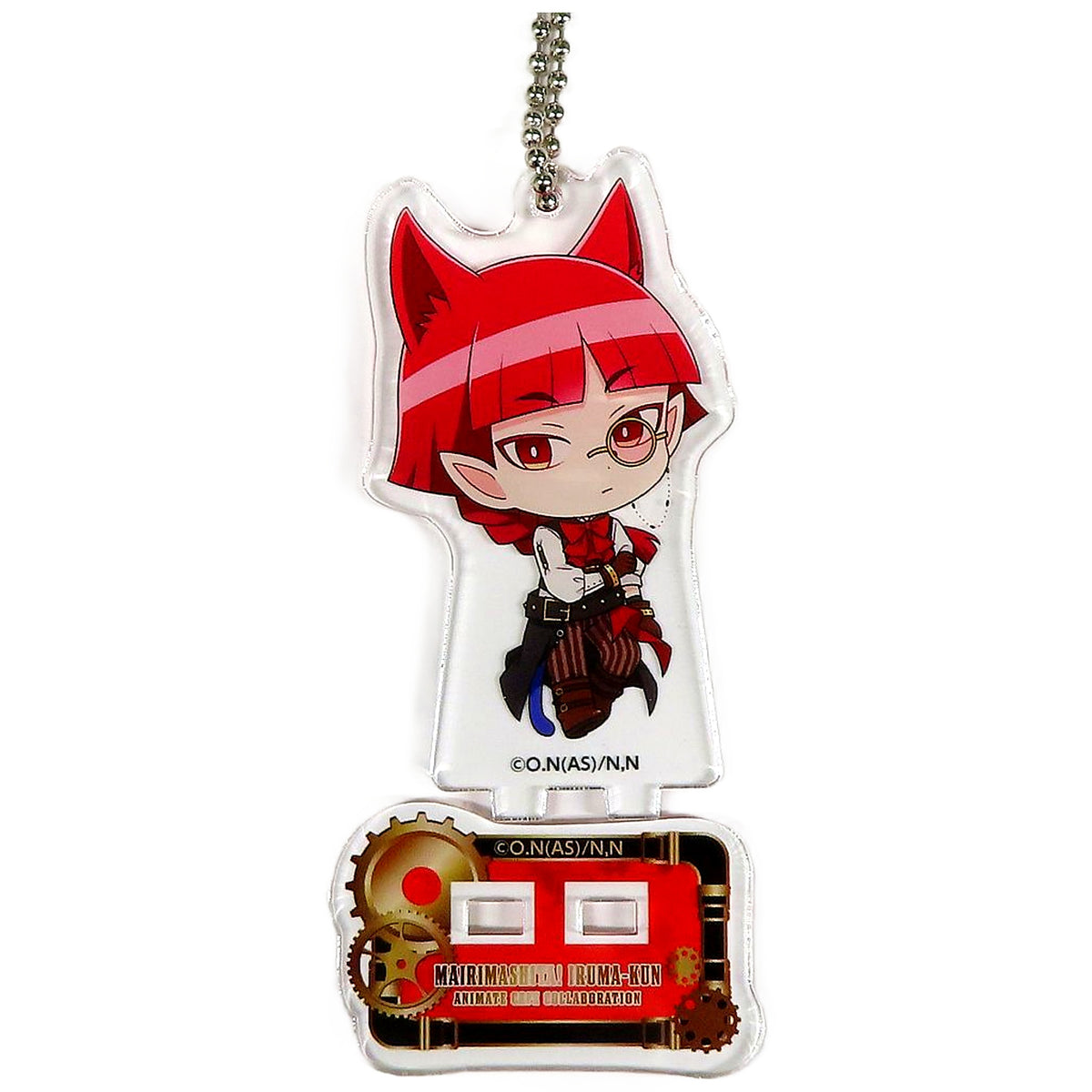 Welcome to Demon School! Iruma kun Opera Trading Acrylic Stand Keychain animate cafe Limited Keychains [USED]