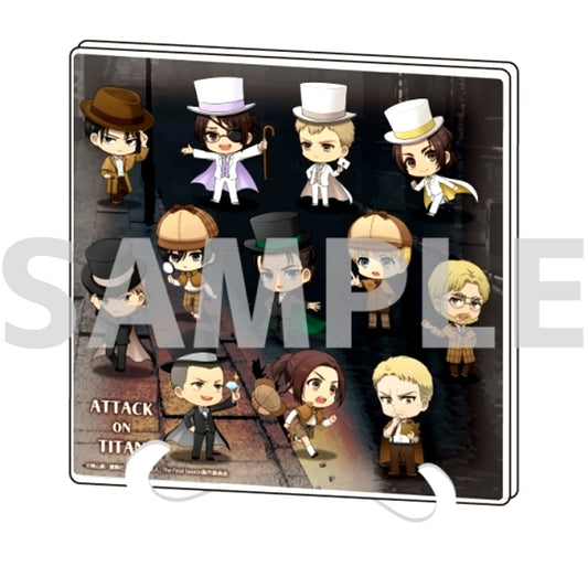 02 Phantom Thief & Detective Ver. Studded Design Mini Character Illustration Attack on Titan Acrylic Art Board [USED]