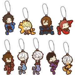 Granblue Fantasy Lancelot & Others Onamae Pitanko Rubber Mascot All 9 Types Set Keychains [USED]