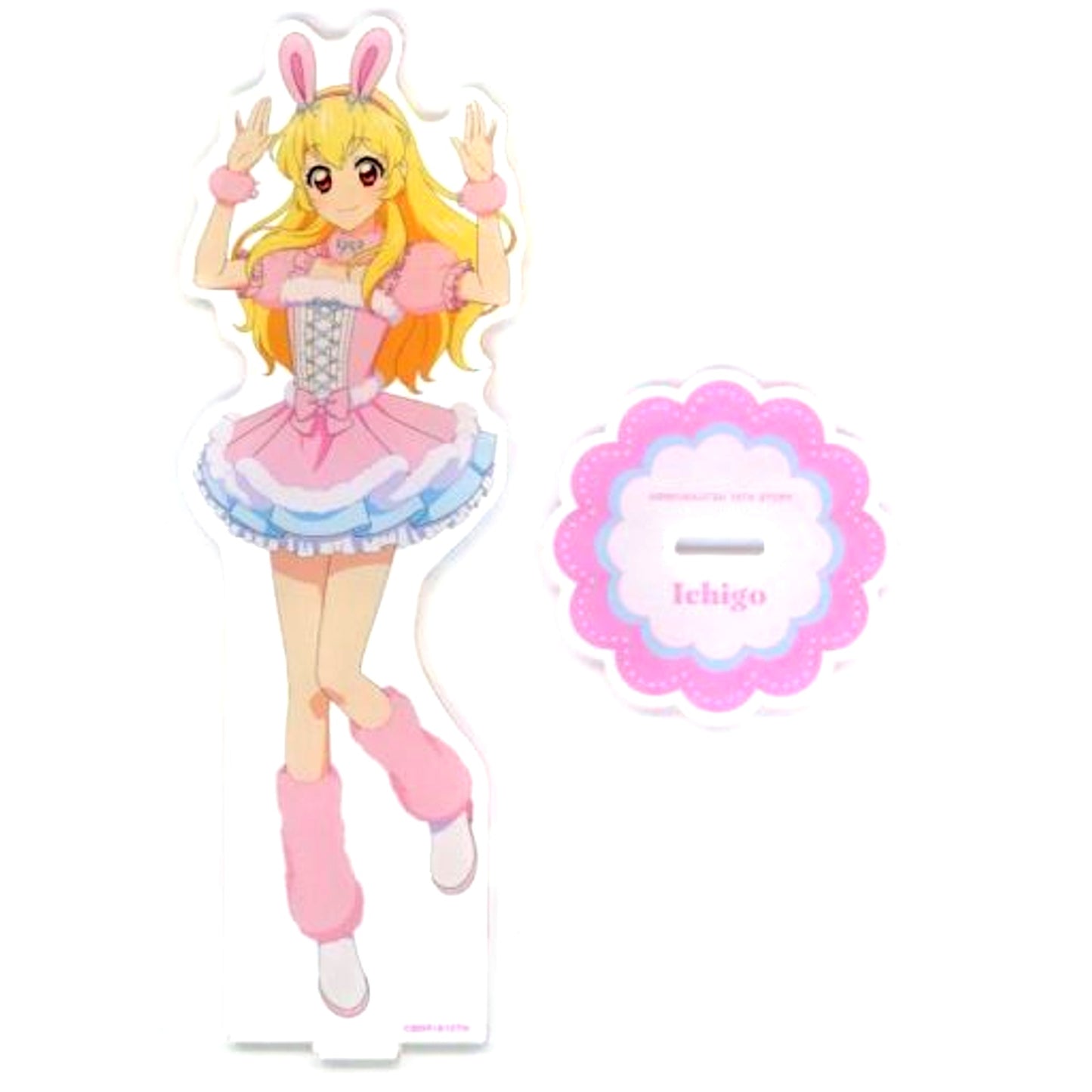 Ichigo Hoshimiya Illustration Animal Coord Ver. Big Acrylic Stand Aikatsu! 10th Story: Starway to the Future [USED]