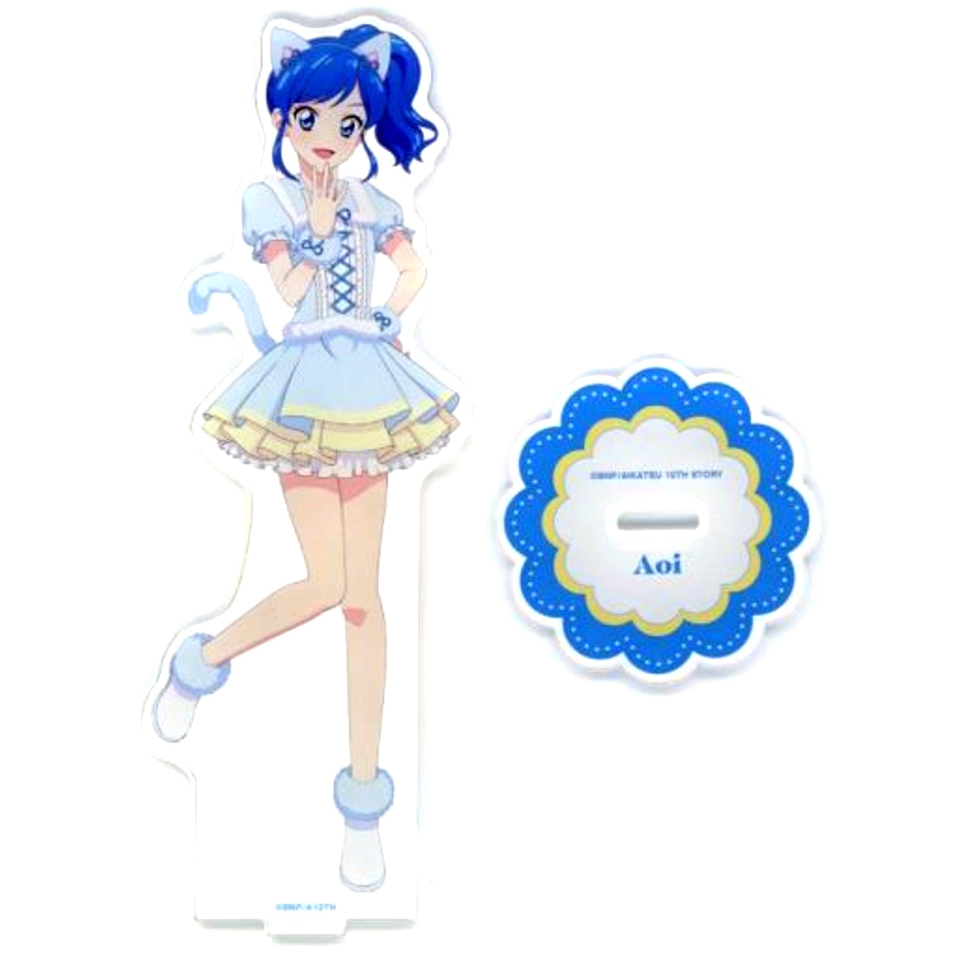 Aoi Kiriya Animal Coord Ver. Illustration Aikatsu! 10th Story Mirai e no Starway BIG Acrylic Stand [USED]