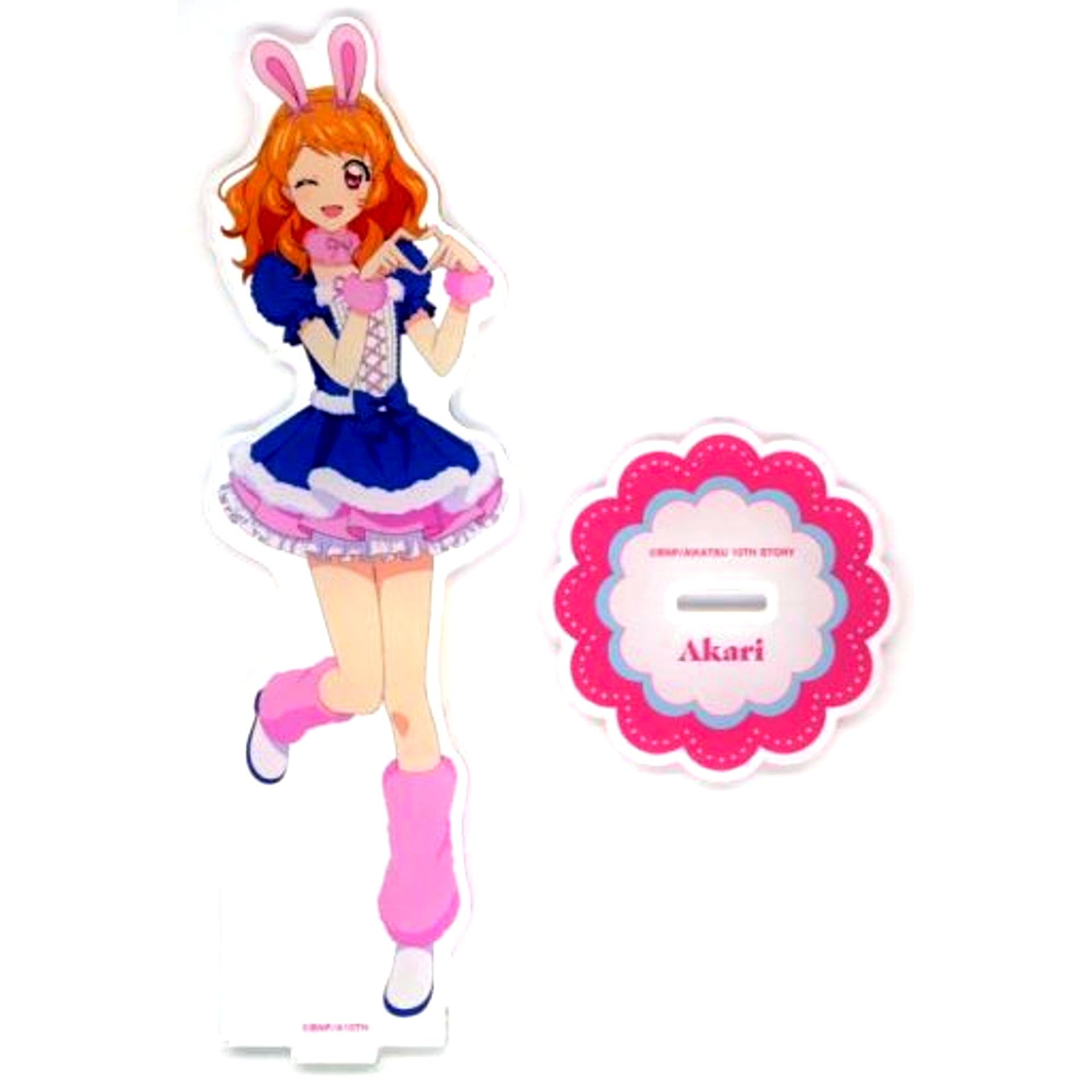 Akari Ozora Animal Coord Ver. Illustration BIG Acrylic Stand Aikatsu! 10th Story Starway to the Future [USED]